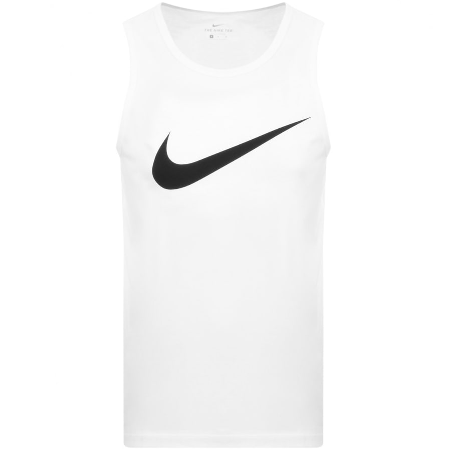 White nike vest top hotsell